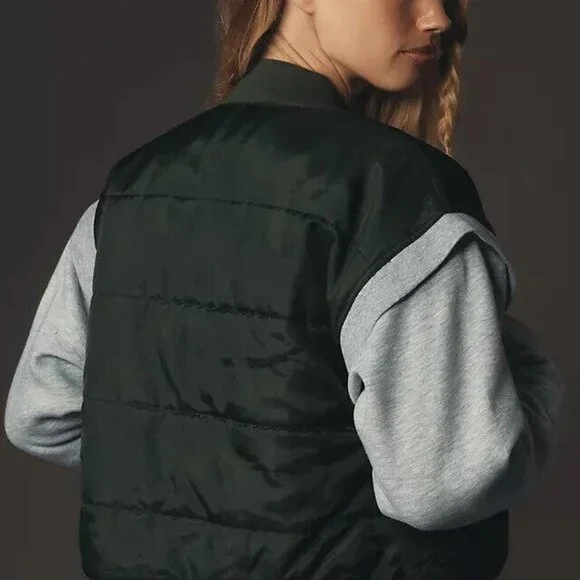 Daily Practice by Anthropologie Skill Set Jacket Top Oversized Zip-Up XXS